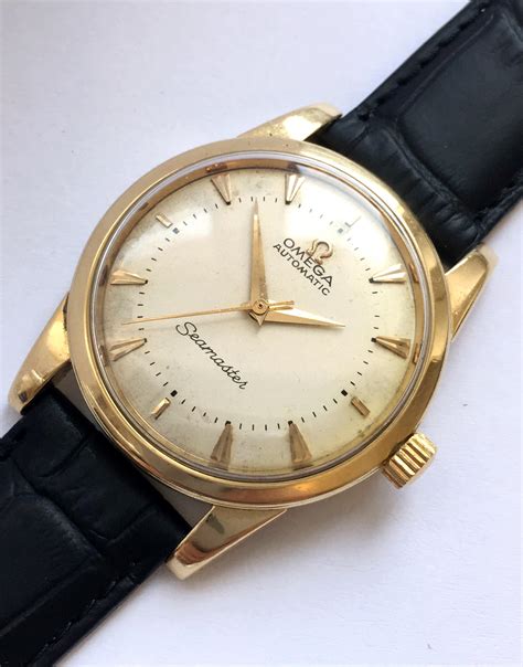 18k omega watch|omega 18k gold watch vintage.